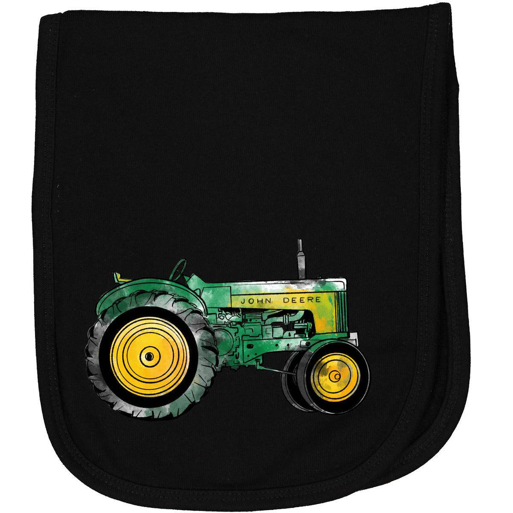 DGT Watercolor Tractor Burp Cloth - mygreentoy.com