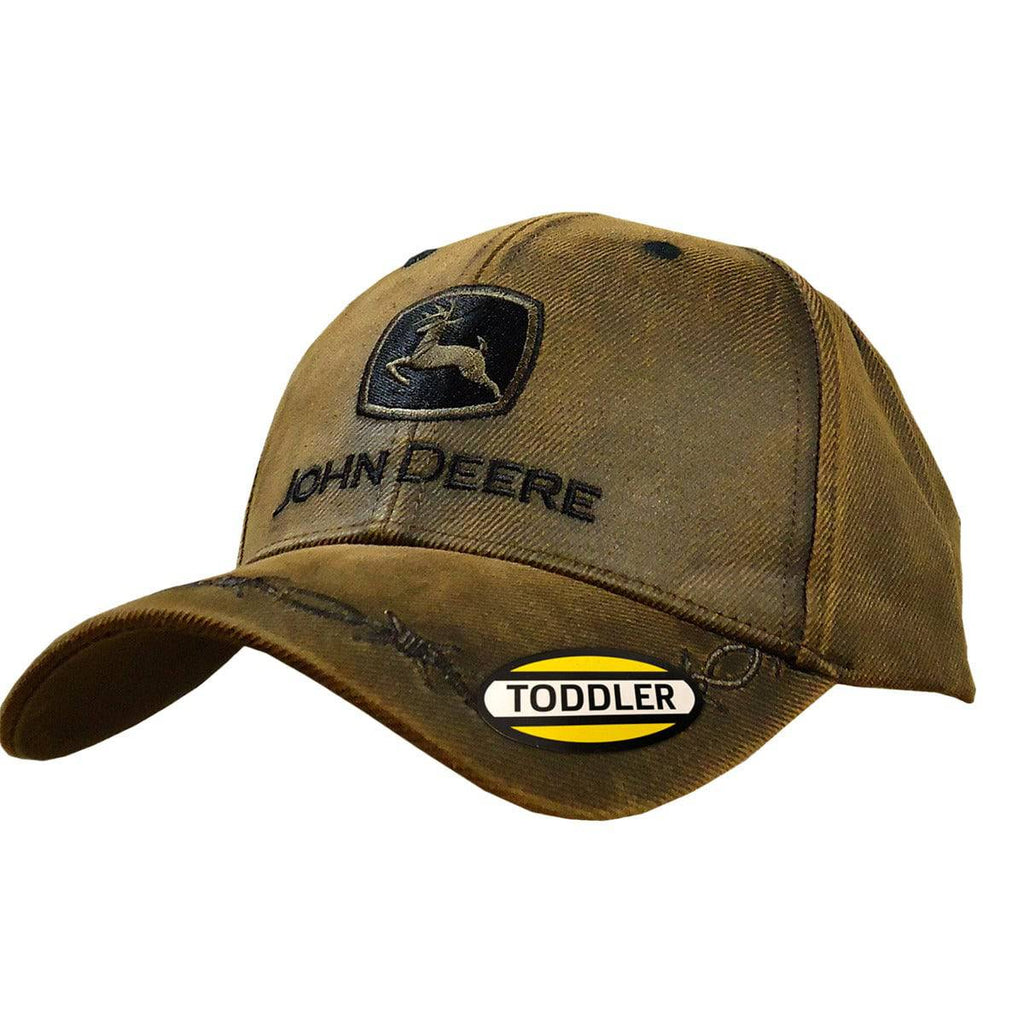 Kids Brown Oilskin Cap - mygreentoy.com