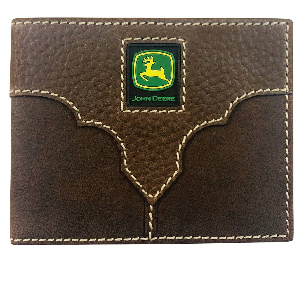 Mens Rugged Leather Bifold Wallet - mygreentoy.com