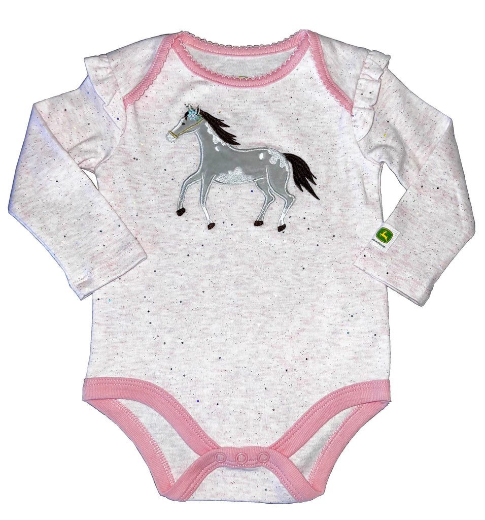 Infant Girl Bodyshirt Pony - mygreentoy.com