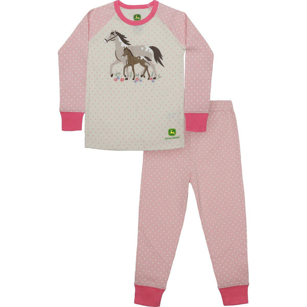 Child Girl Horse PJ Set - mygreentoy.com