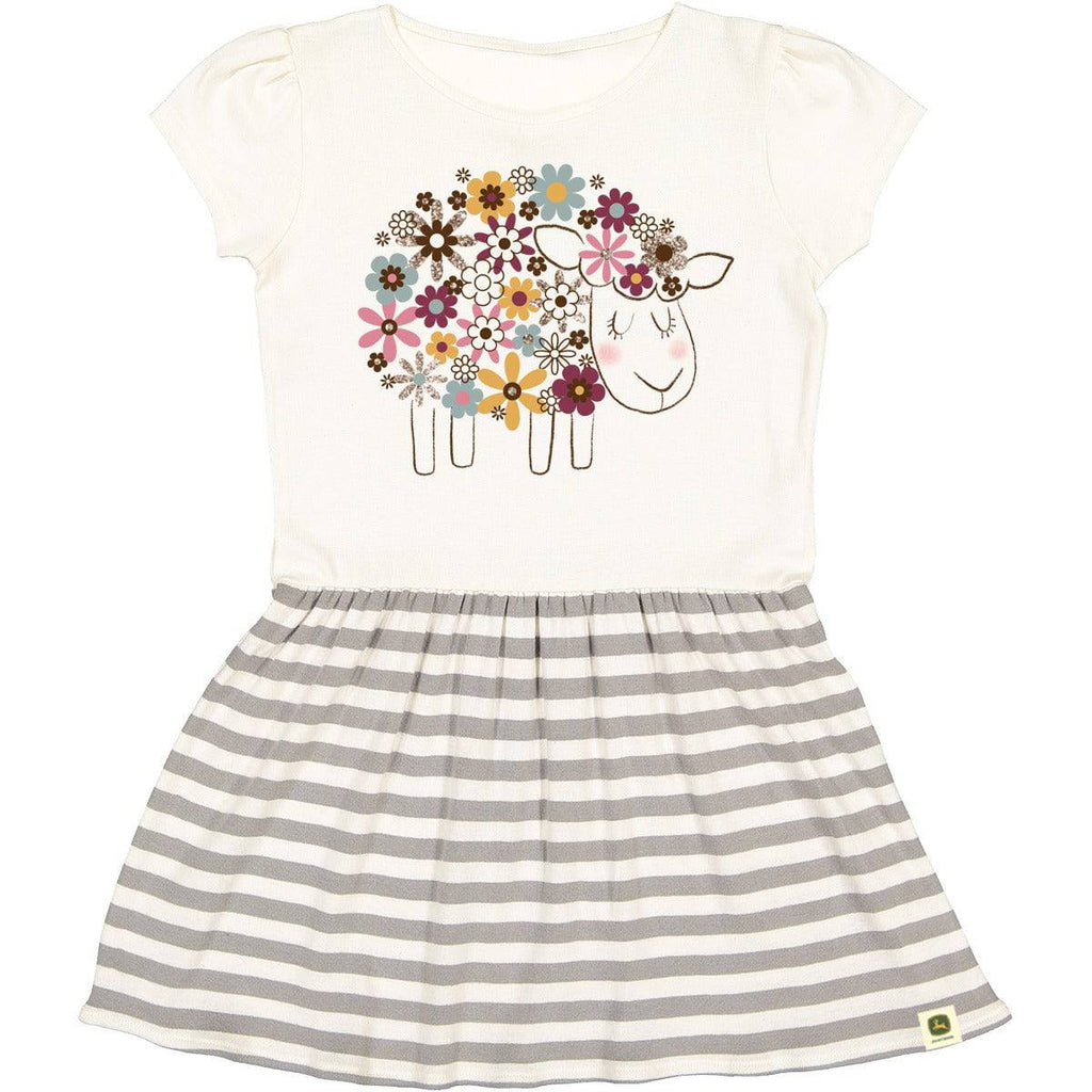 DGT Infant Floral Sheep Dress - mygreentoy.com