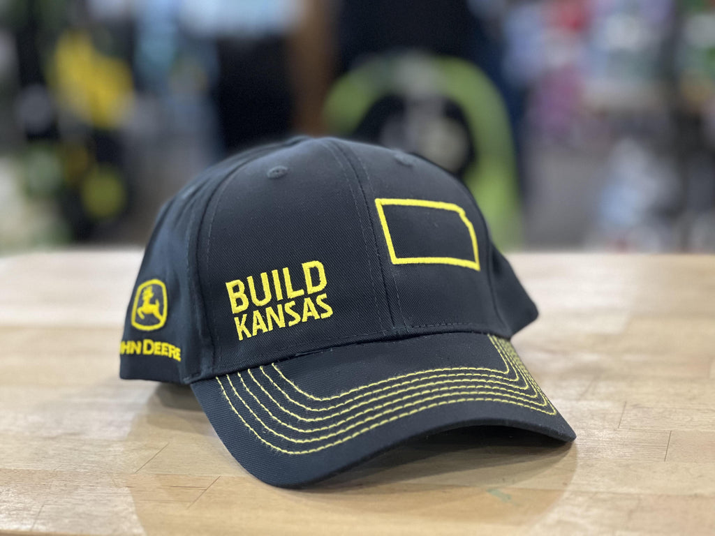 Black Build Cap - KANSAS - mygreentoy.com