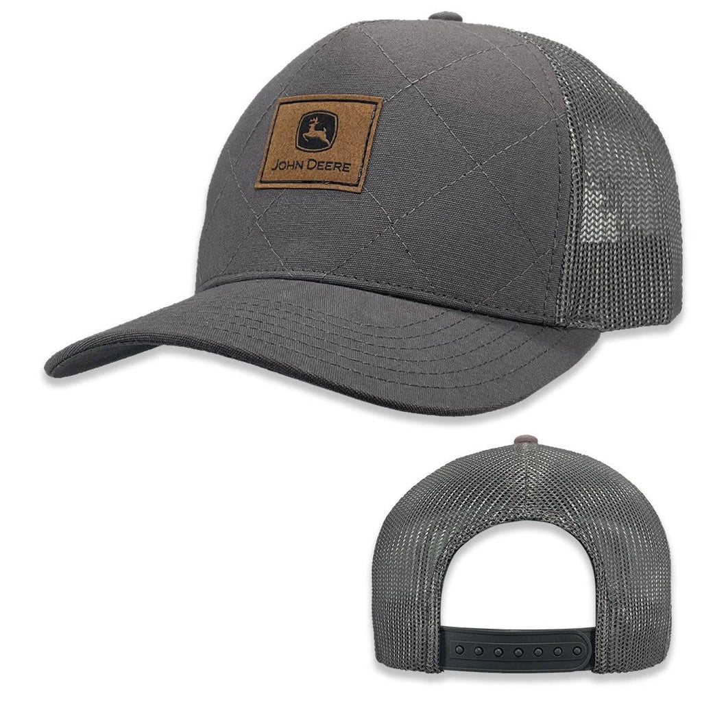 CH Quilted Canvas Trucker Cap - mygreentoy.com