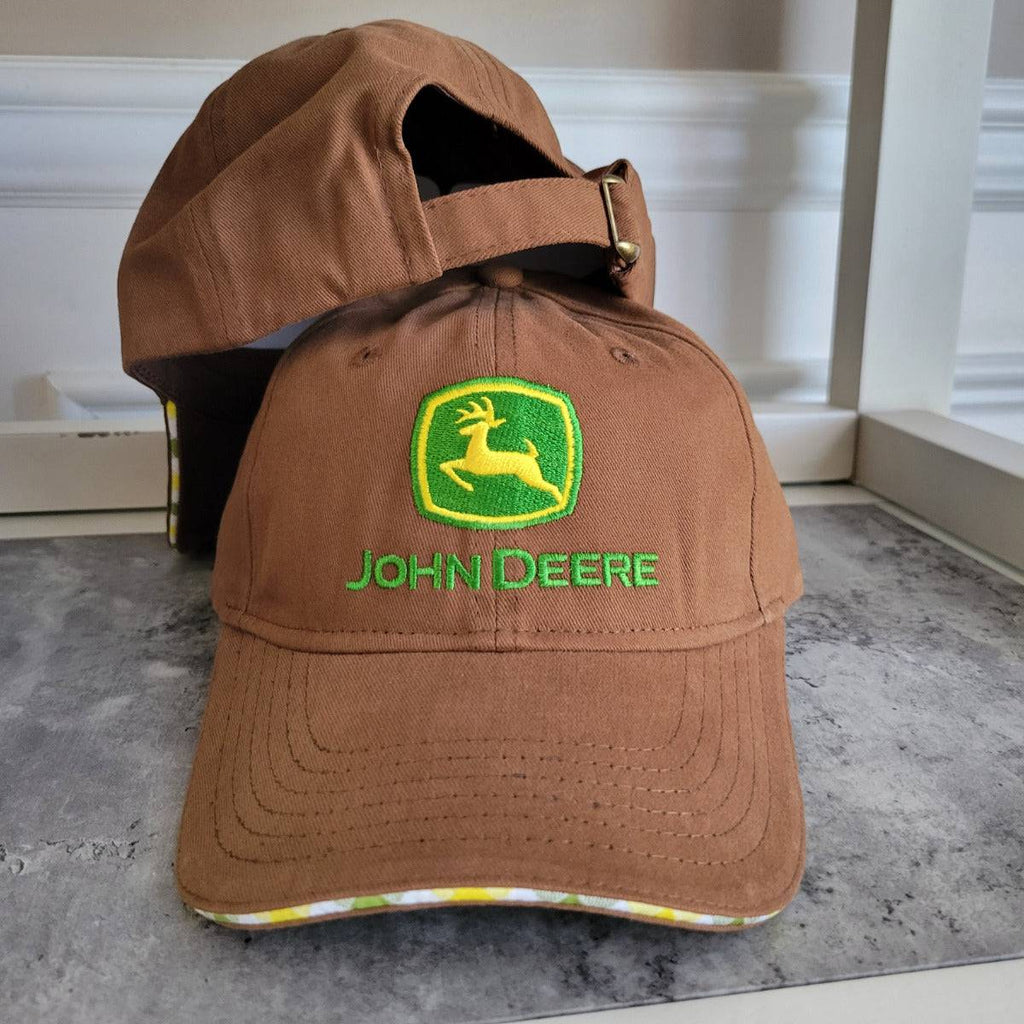 Light Brushed twill brown cap - mygreentoy.com