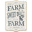 Farm Sweet Farm Wood Wall Decor - mygreentoy.com