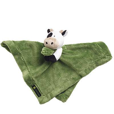 Infant Cow Cuddle Blanket Green - mygreentoy.com