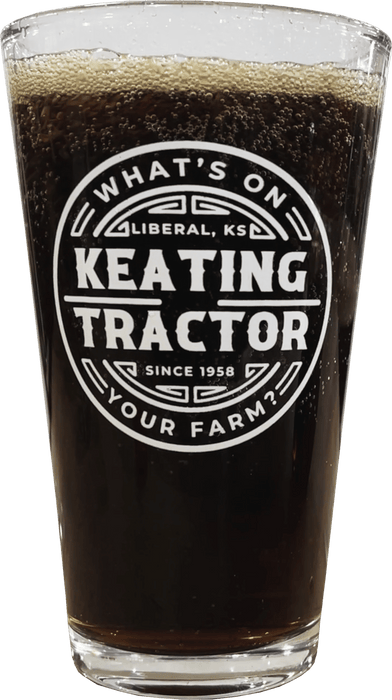 Keating 16 oz Pint Glass
