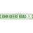 Tin Street Sign - mygreentoy.com
