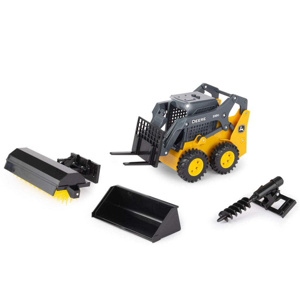 1/16 Big Farm 318G Skid Steer Set - mygreentoy.com