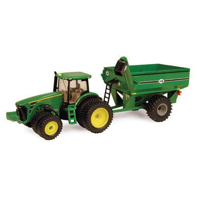 1/64 8320R Tractor with Grain Cart - mygreentoy.com