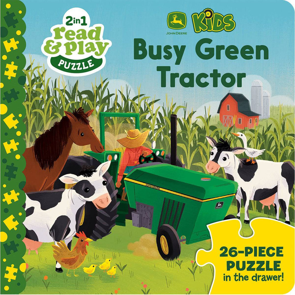 John Deere Busy Green Tractor - mygreentoy.com