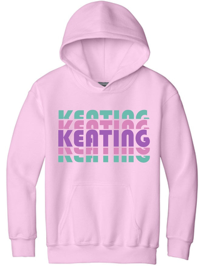 Keating Light Pink Hoodie - mygreentoy.com